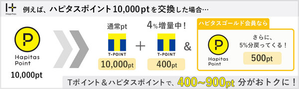 ポイントサイト「ハピタス」からTポイントの交換を3月1日開始 