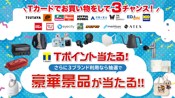 計19ブランドで開催 「専門店合同トリプルチャンスキャンペーン 夏」がスタート