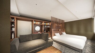 リッチモンドホテルズ初の体験型ホテル「リッチモンドホテルプレミア東京スコーレ」 CCCグループが初めてホテルワンフロア全体を空間デザイン