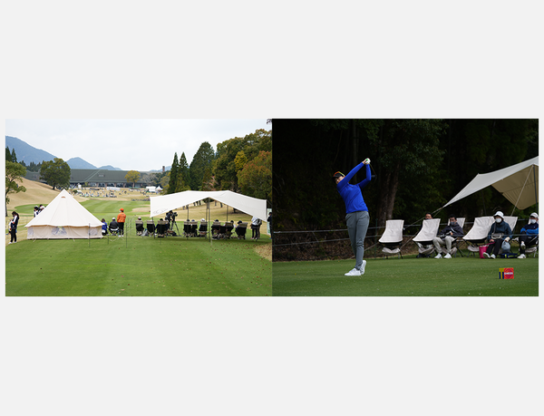 『CCC OUTDOOR LAB』×『Nordisk』 「Tポイント×ＥＮＥＯＳ ゴルフトーナメント」でアウトドア観戦エリアを設置